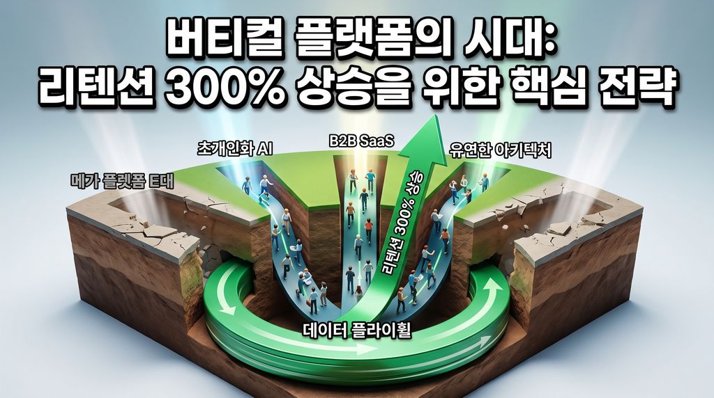 플랫폼 생존 2026: 초개인화 BM, B2B SaaS, 유연한 아키텍처가 이끄는 리텐션 혁명