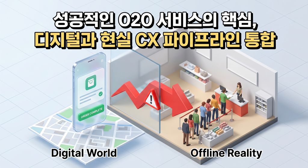 디지털과 현실의 완벽한 융합: O2O 성공을 위한 마찰 없는 CX 전략