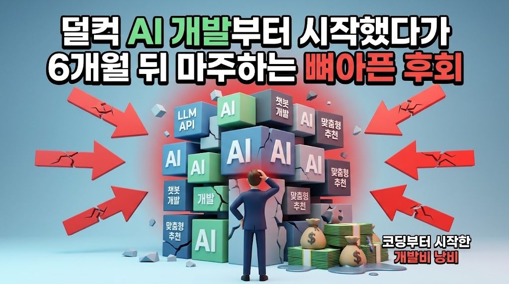 “우리도 AI 넣어야죠” 덜컥 개발부터 시작한 대표님이 6개월 뒤 겪는 뼈아픈 후회