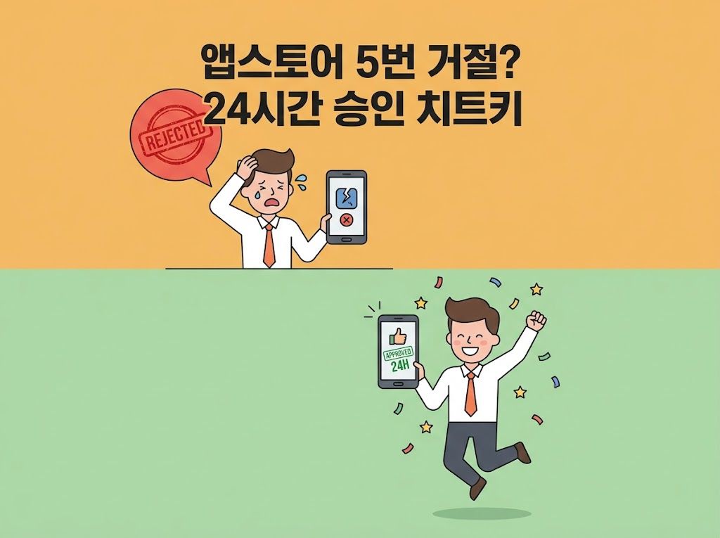 앱스토어 심사 5번 거절? 출시 2달 지연 막는 초간단 치트키