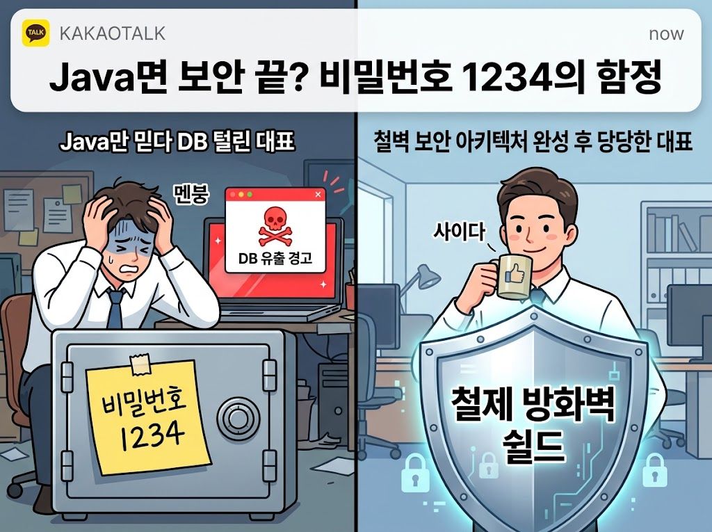 "Java면 보안 끝?" 튼튼한 금고 들여놓고 비밀번호를 '1234'로 적어두는 꼴입니다